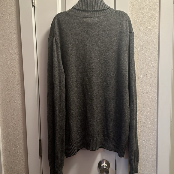 Lockhart Women Gray Turtleneck Sweater Wool Cashmere blend Size L - Picture 5 of 5